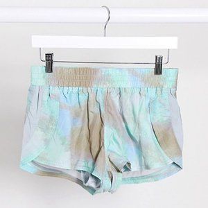 Free People Sea Mist To Dye For Running Shorts